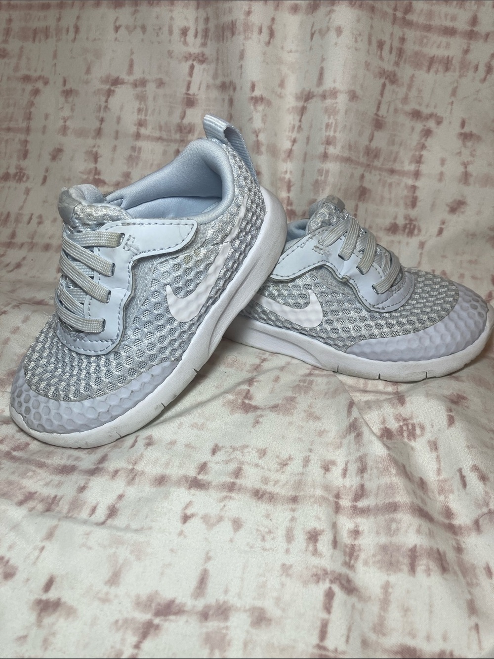 Nike Tanjun EasyOn Toddler Shoes Gray Size 8 toddler